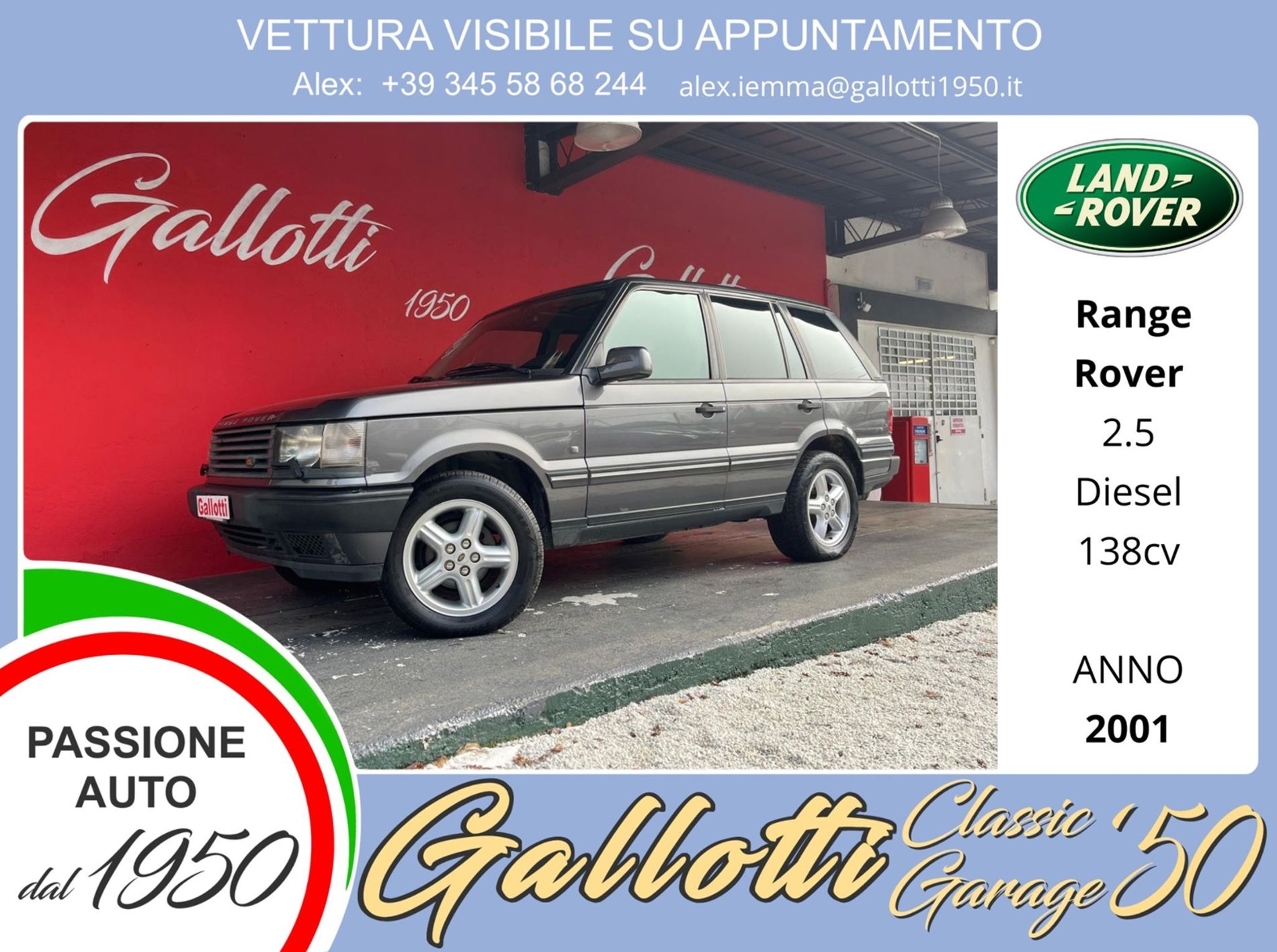 2.5 td DSE auto d'epoca - Gallotti Auto